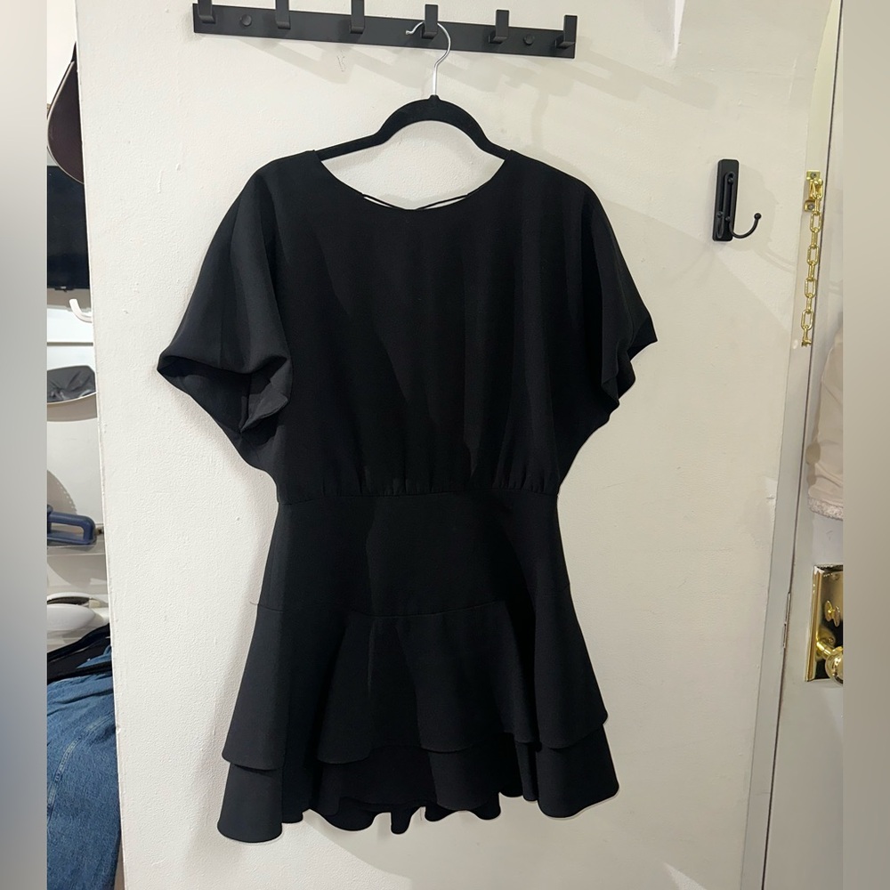 Alice + Olivia Palmira Dress in Black